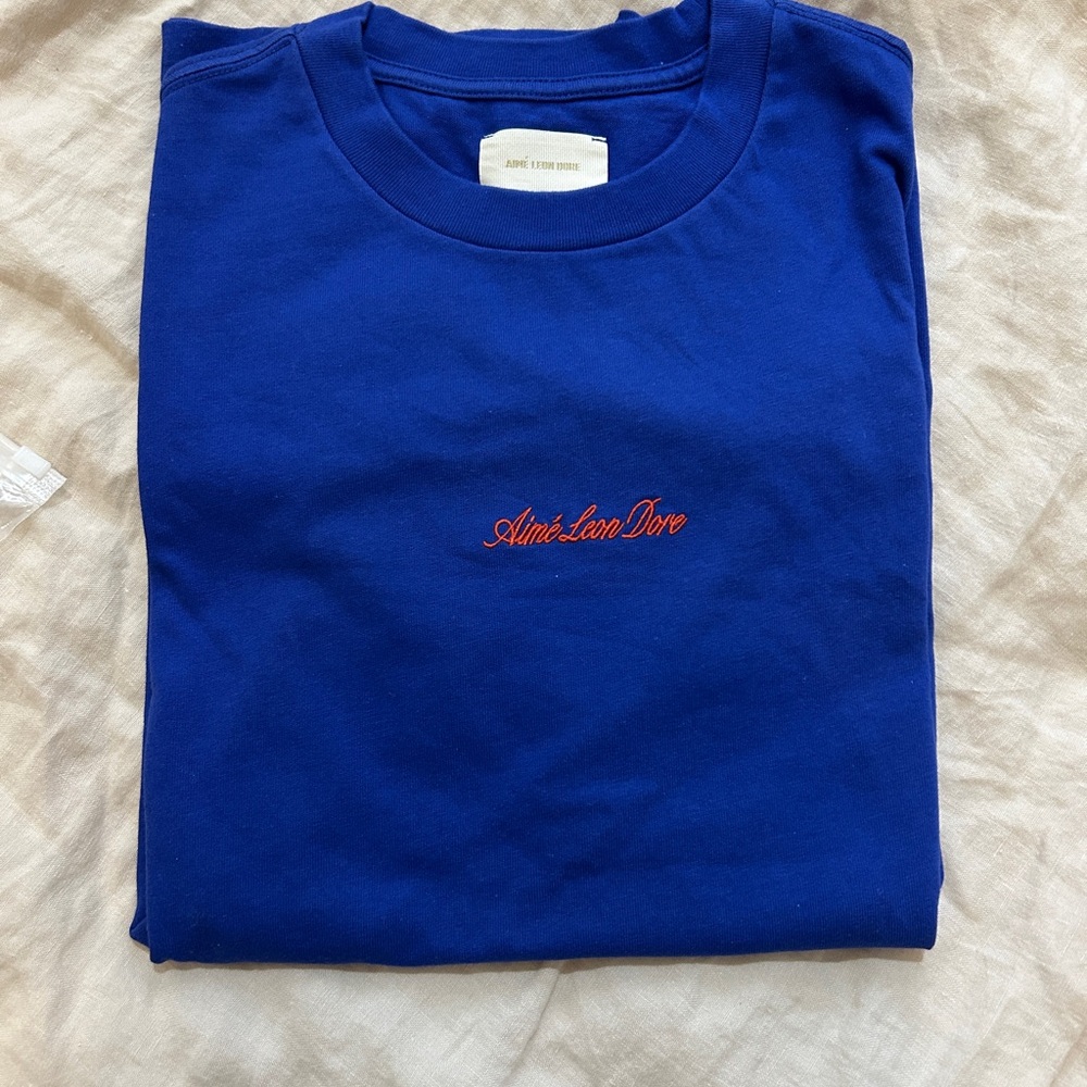 Aimé Leon Done Embroidered Logo Tee